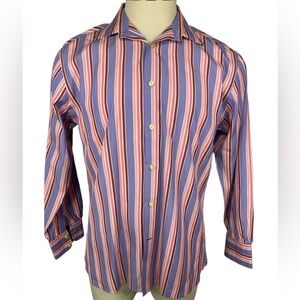 Gap Fitted Premium Long Sleeve Button Up Shirt Men’s Large-16-16 1/2